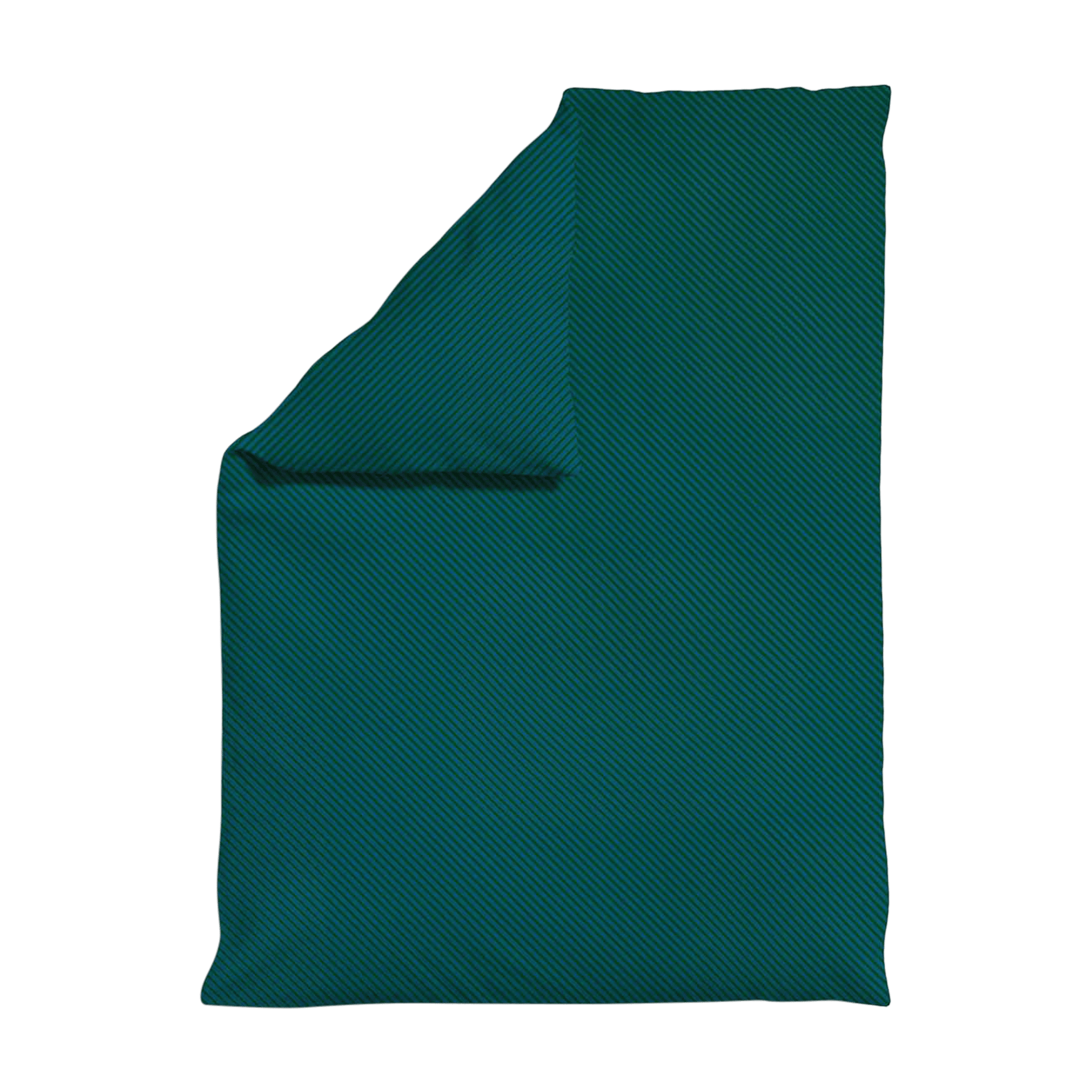 Satin Bettwäsche Woven Fade Petrol Deep Green Deep 155x220cm Satin Bettwäsche Woven Fade Petrol Deep Green Deep 155x220cm