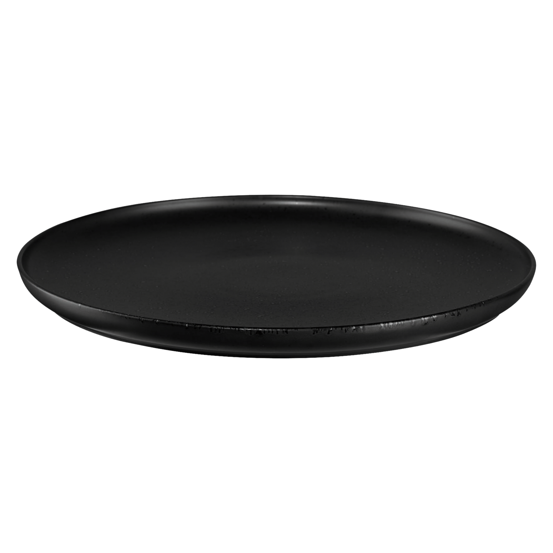 Speiseteller Coppa schwarz matt