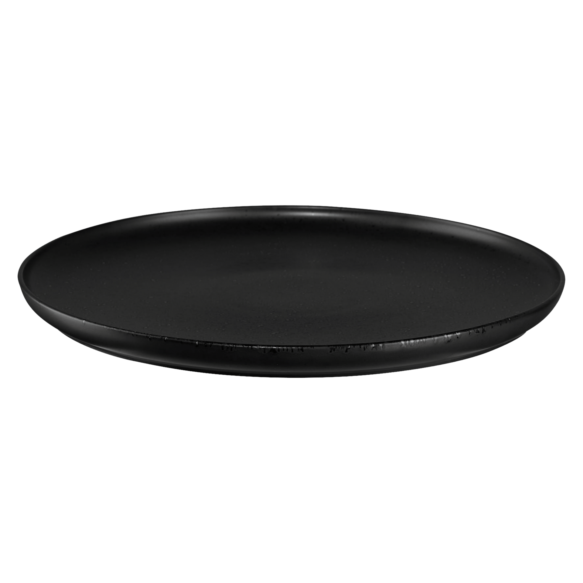 Speiseteller Coppa schwarz matt