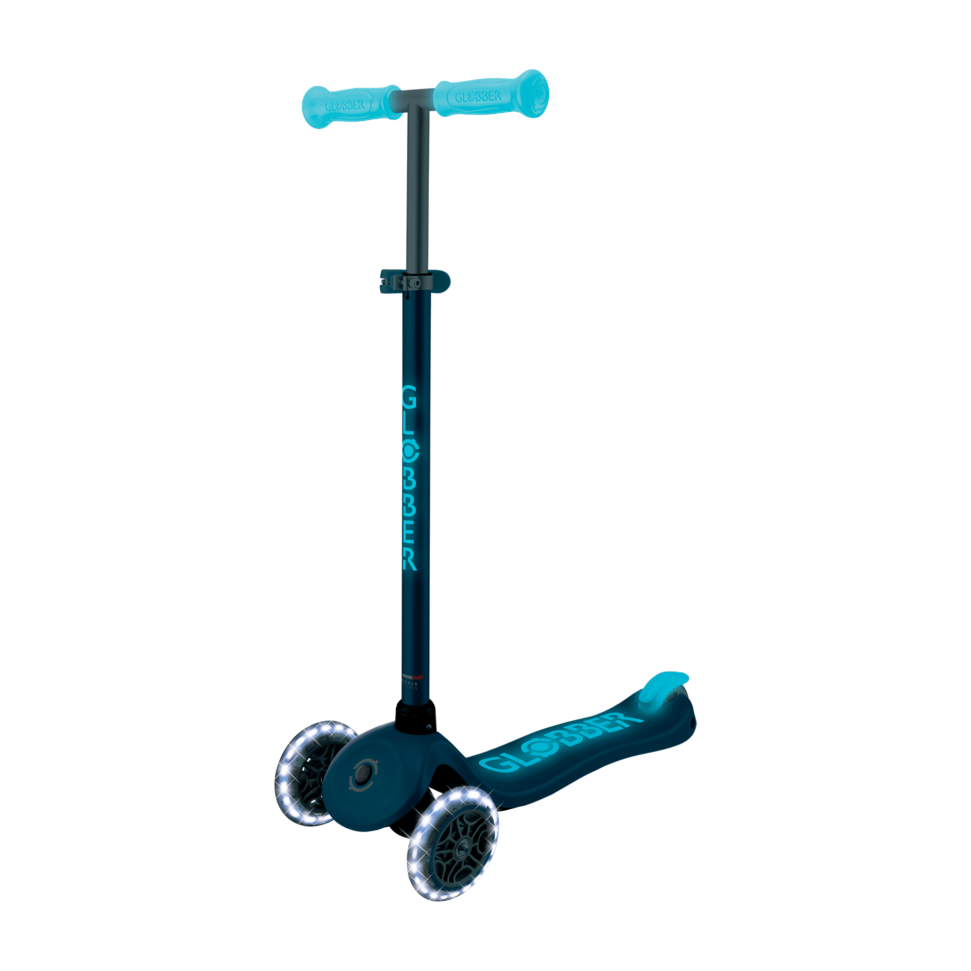 Scooter Globber Primo Plus Glow Lights Petrol