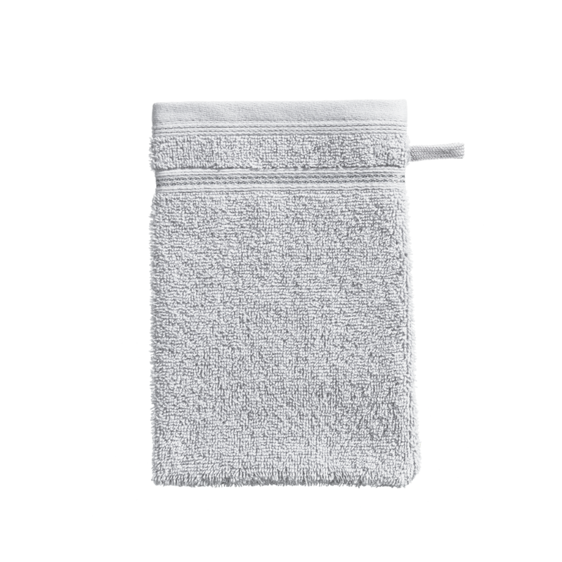 Casea Waschhandschuh Casea Alicante Silbergrau 15x21cm