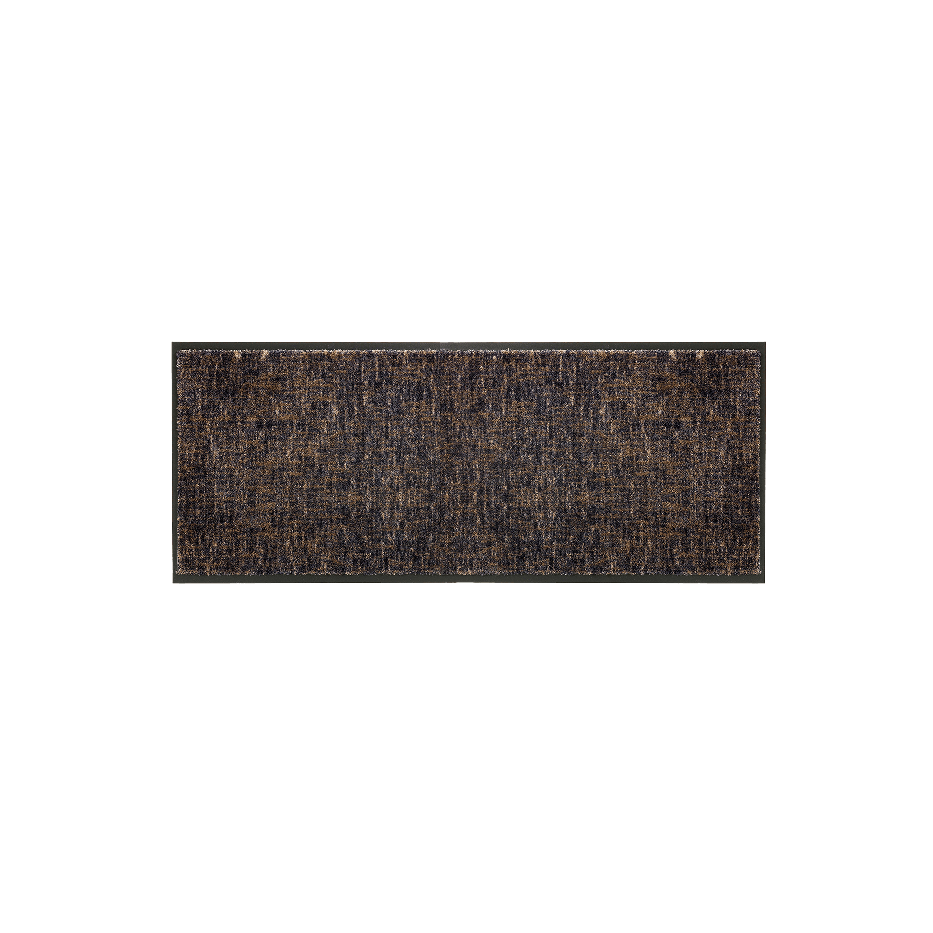 SCHÖNER WOHNEN-Kollektion Fußmatte Miami 67x150 Gitter Anthrazit-Taupe