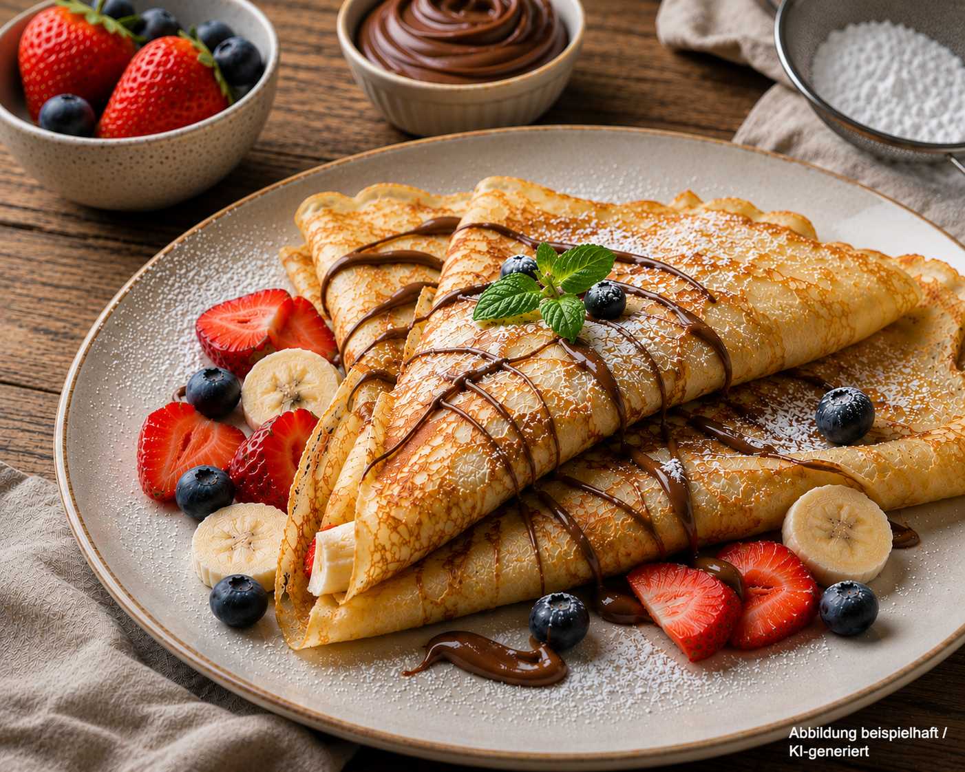 Leckere Crêpes