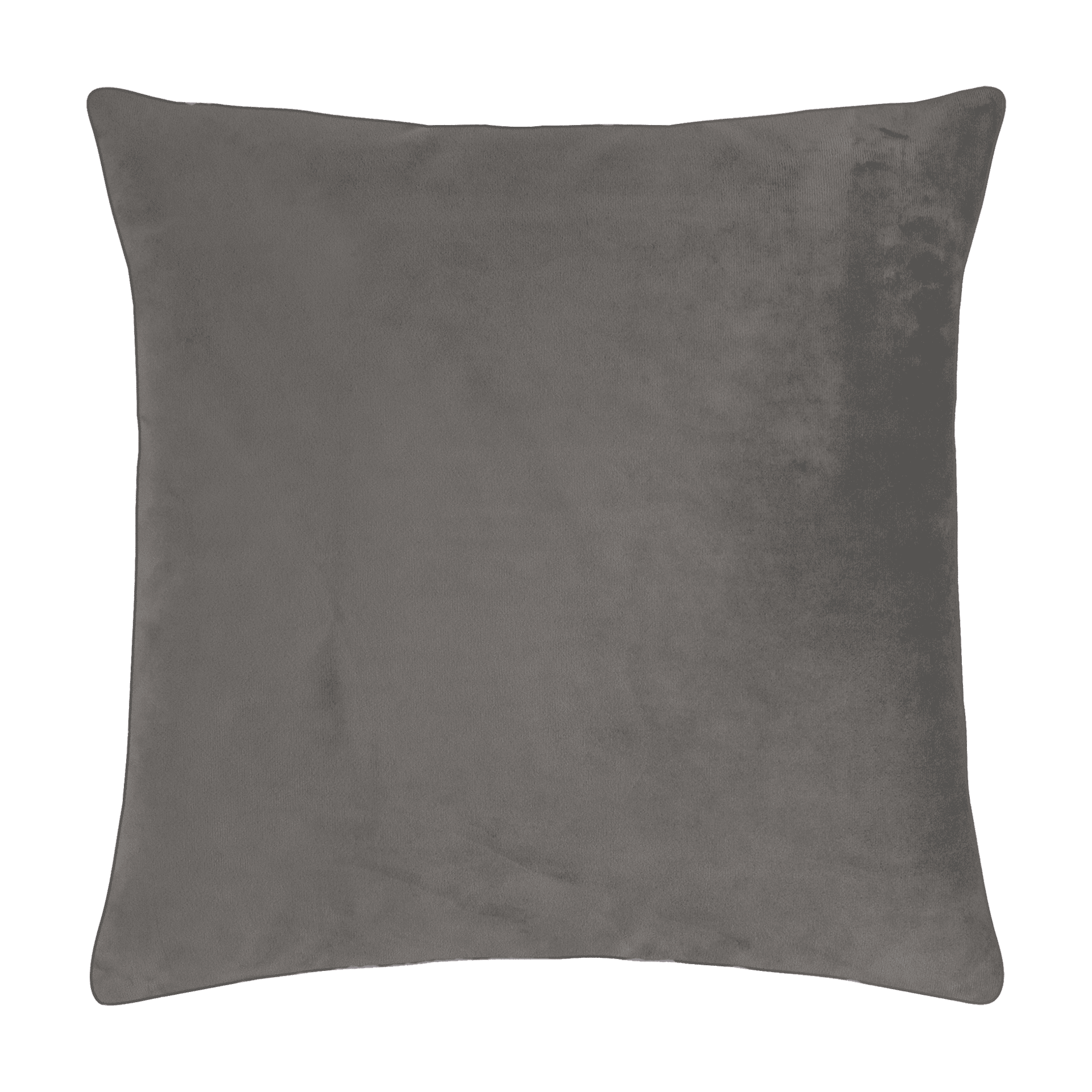 Paoletti Hampton Cuscino Quadrato 50x50 Cm, In Poliestere Con Dettagli Metallici, Colore Pietra, Per Divano E Letto