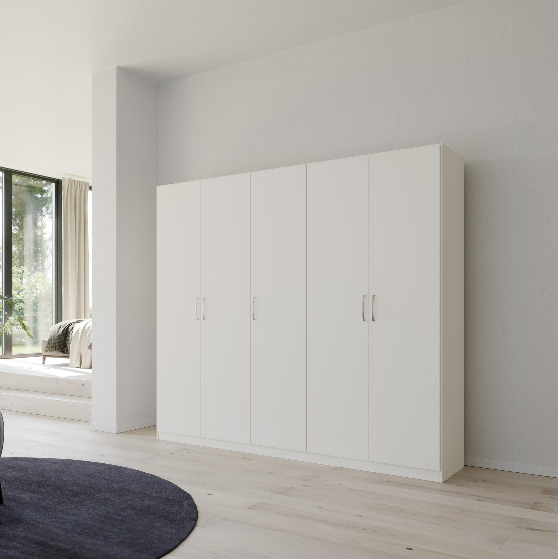 Drehtürenschrank Pure Weiß 54*226*210 online kaufen | Hofmeister