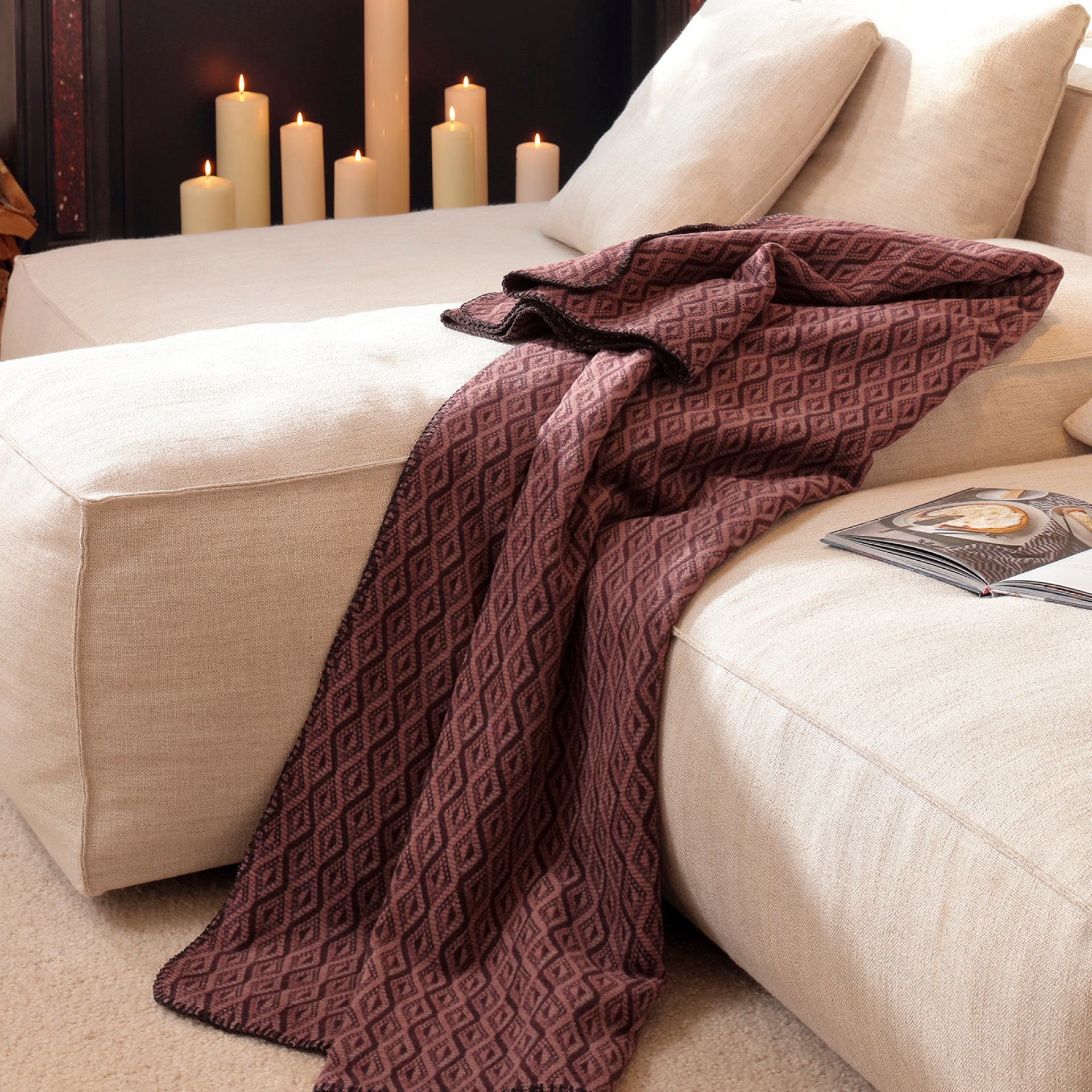 Wunderschne Sofa Decken Berwurf Bild